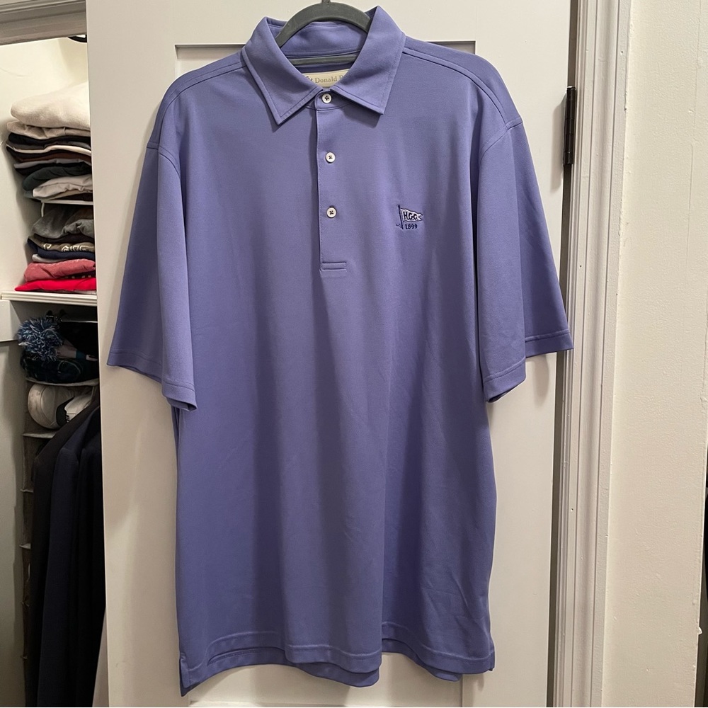 Donald Ross Hackensack Golf Club (HGC) Polo Shirt Lavender Size L